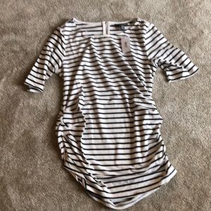 Pea In the pod short sleeve striped top L